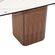 mesa de comedor extensible granito ceramica walnut 3